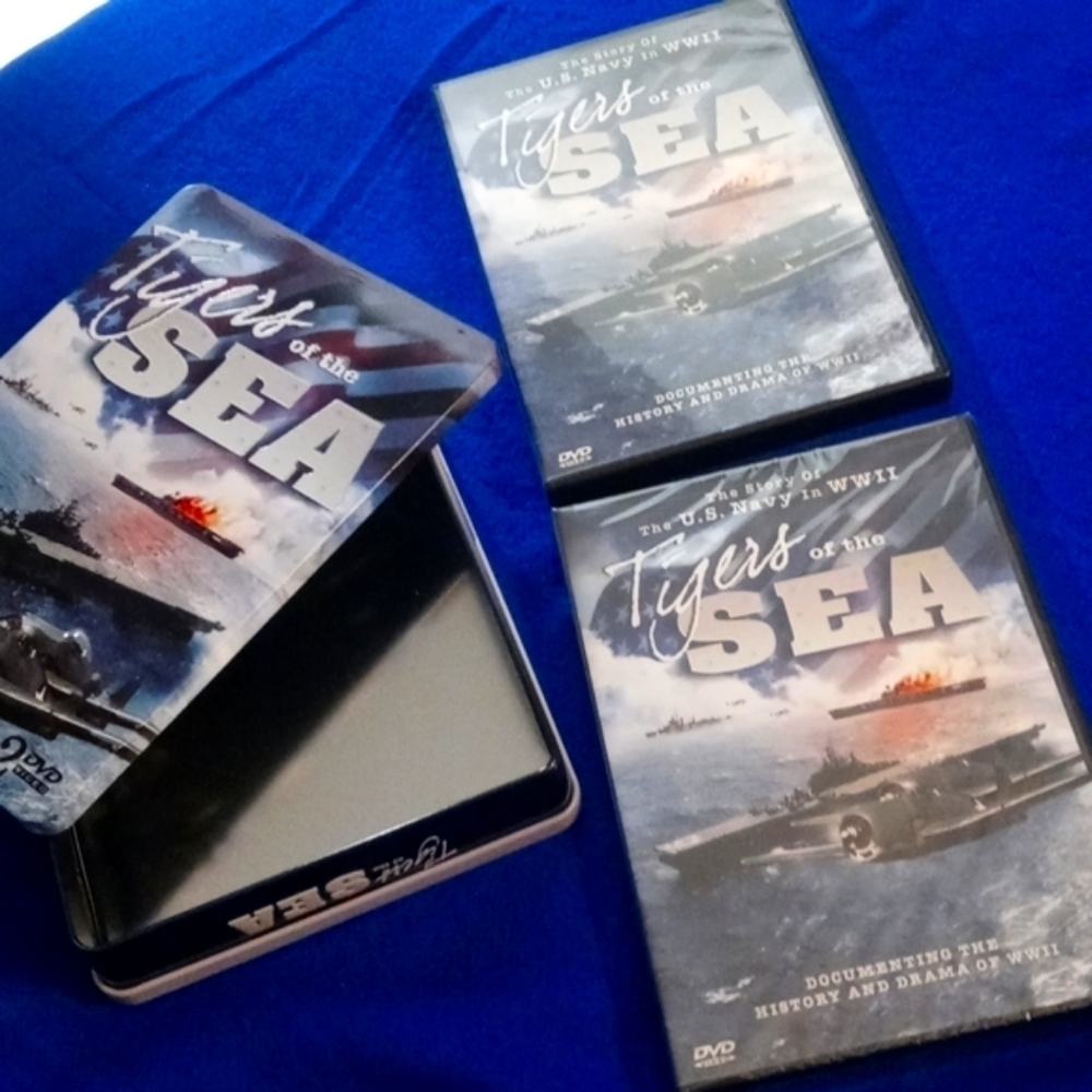 Metallic case tigers of the sea 2 DVD deluxe metallic case